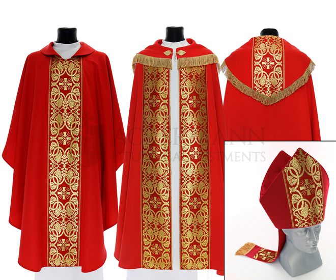 Set Of Cope With Mitre For Bishop And Priest | Store With Liturgical ...