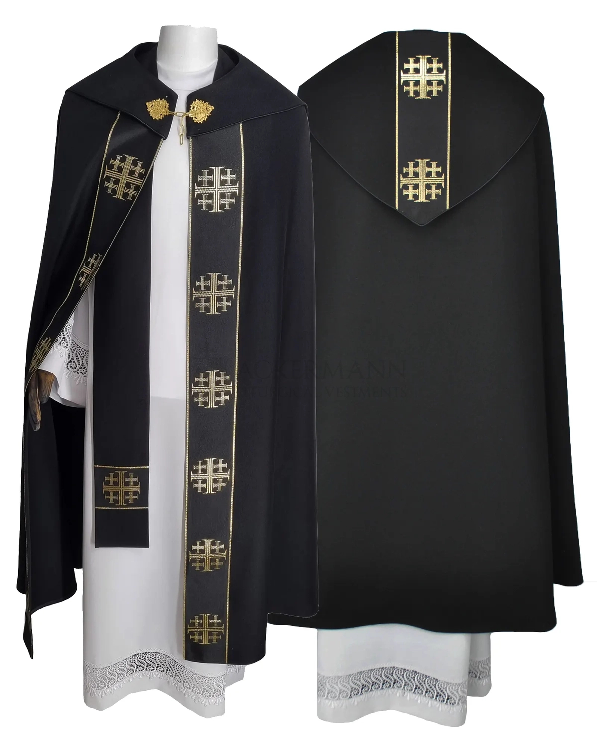 Gothic Cope Jerusalem Crosses model 103, size L