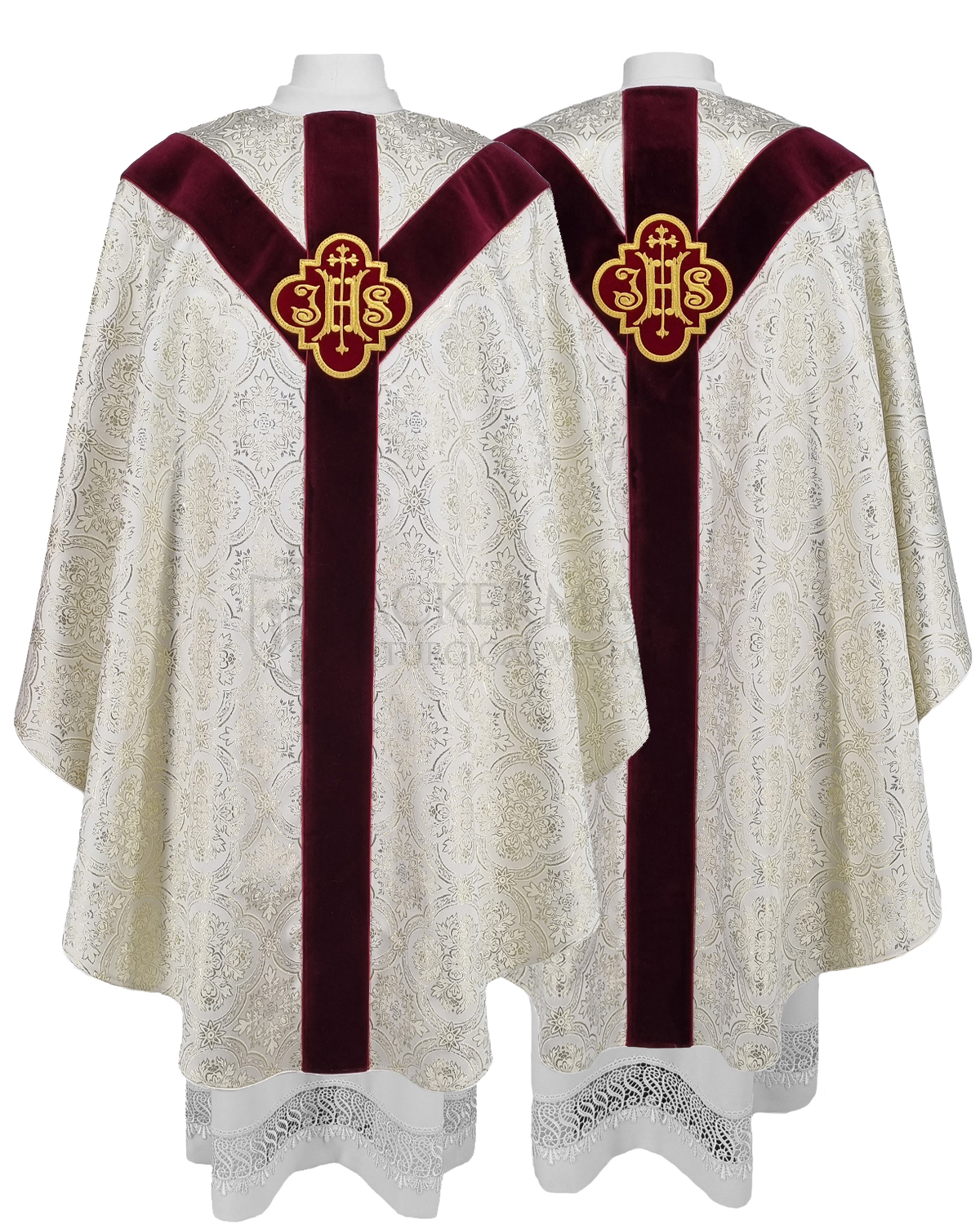 Semi Gothic Chasuble "IHS" model 208, size L