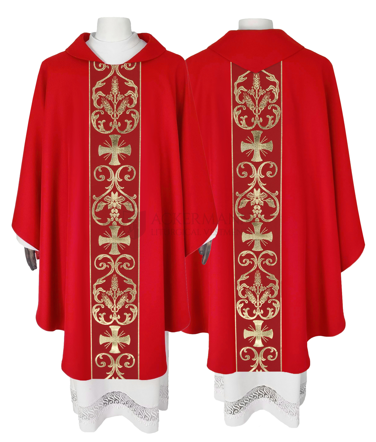 Gothic Chasuble with Maltese crosses model 027, size M (standard)